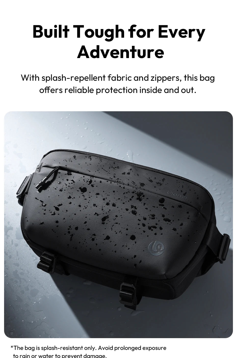 Ulanzi PB038 Travel Sling Bag V2 Compact Photography Chest Bag Waterproof Lightweight Carry Casual Bag for Camera Photography-18