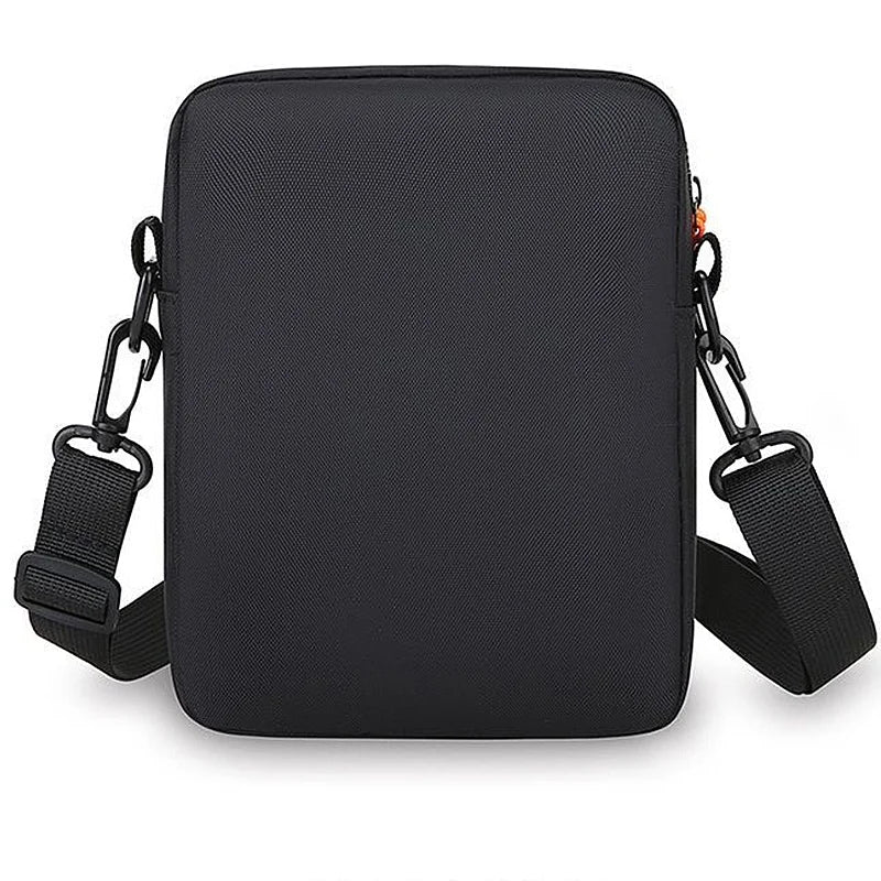 Men's Crossbody Bag Single Shoulder Multi-Layer Zipper Trendy Color Contrast Casual Messenger Sling Bag-2