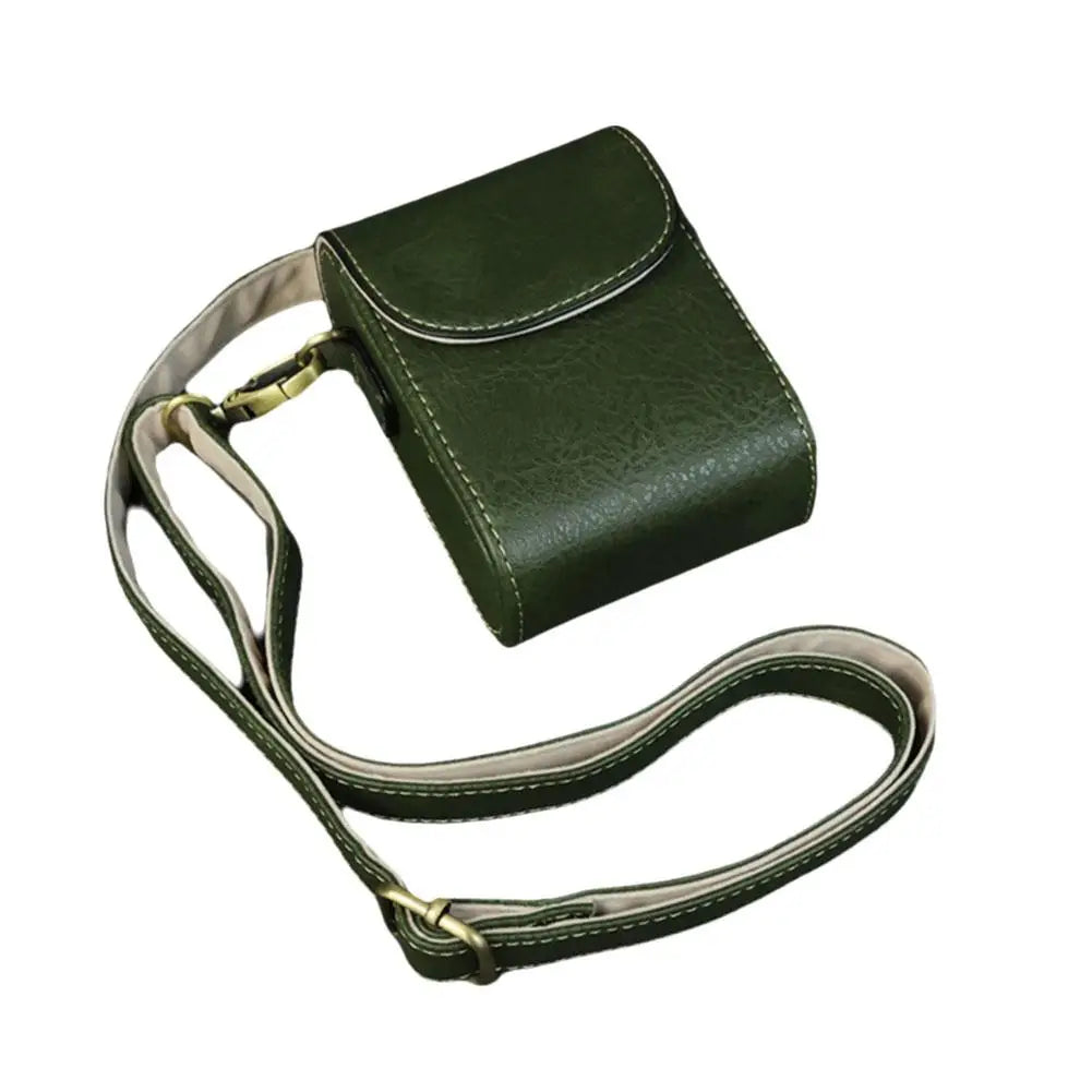 Universal Leather Camera Bag For Lumix zs99/tz99 Sony zv1m2 Canon sx730/740 Crossbody Bag Shoulder Camera Storage Bag sony 6400 dslr camera bag sony a7 iii fuji xt3-26