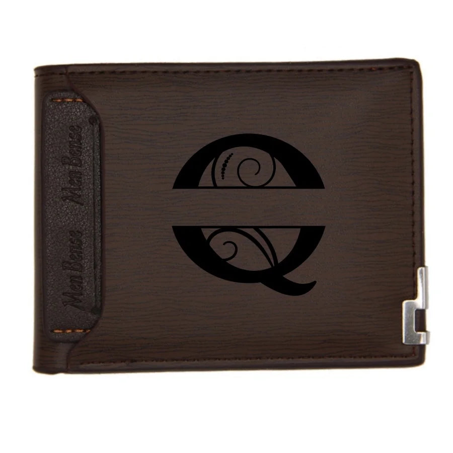 Personalized Wallet for Men Custom Wallets for Men Engraved Letter Name Leather Wallet Bifold Custom Gifts for Dad/Husband-15