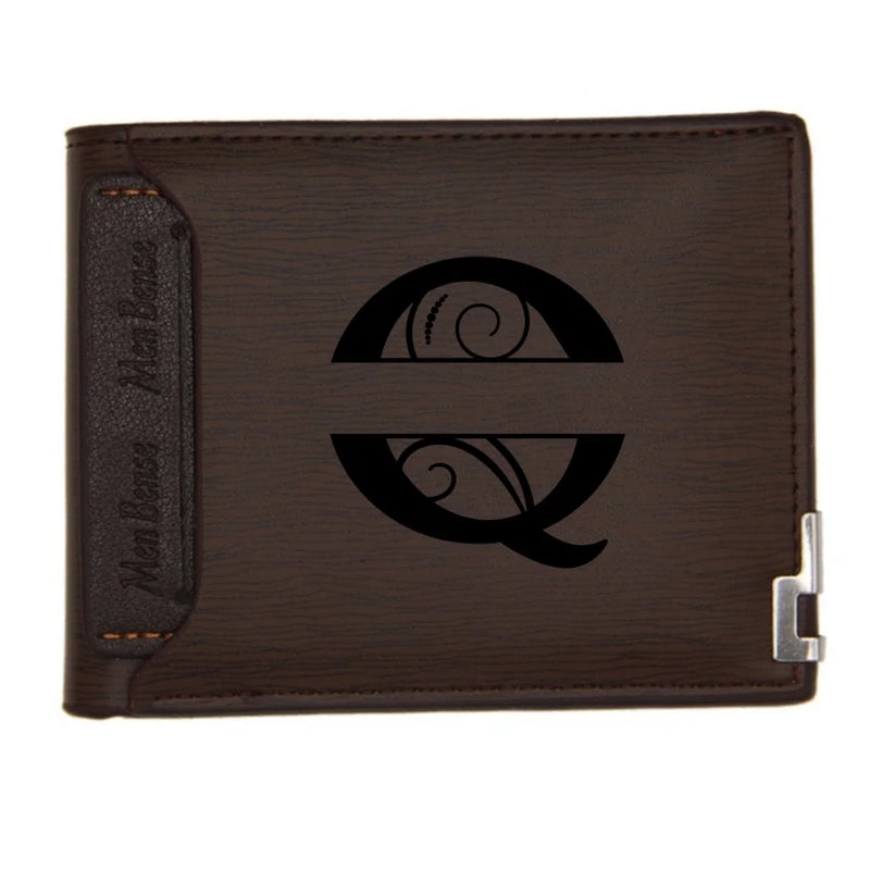 Personalized Wallet for Men Custom Wallets for Men Engraved Letter Name Leather Wallet Bifold Custom Gifts for Dad/Husband-15