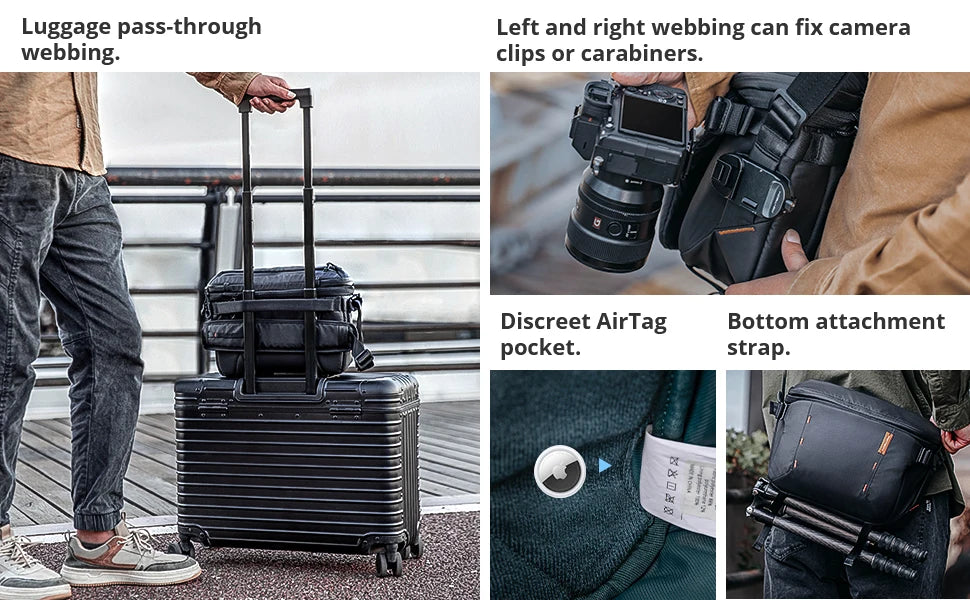 PGYTECH OneMo Sling Bag 7L 11L Crossbody Camera Bag For DSLR and Mirrorless Cameras, Photography Bag for Men and Women Newest-16