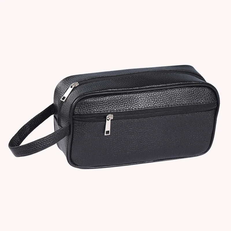 Men Wallets Retro PU Leather Business Handbags Clutch Fashion Woman Coametics Bag Credit Card Holder Mobile Phone Wristlet Bag-19