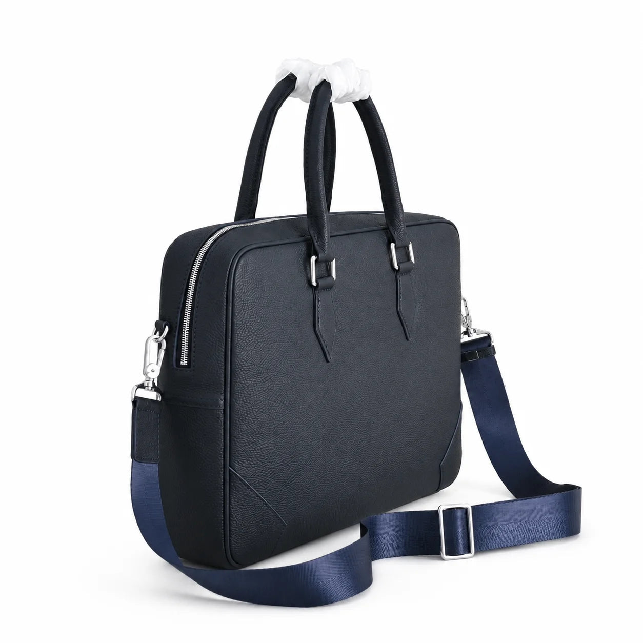 Luxury Mens Top-Handle Bags Classic Business Briefcase for Men Daily Office Work Handbags Cowhide Leather Travel Messenger Bags-3