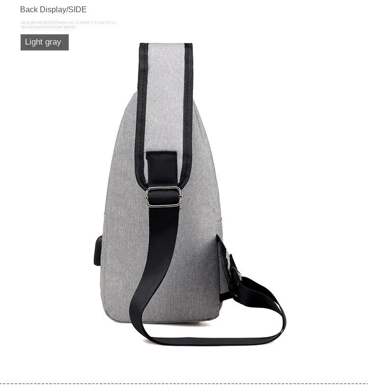 Fashion Casual Crossbody Bag Small Men's Shoulder Bag Men Diagonal Backpack Messenger Phone Bag Boy Fanny Chest Pack New-30