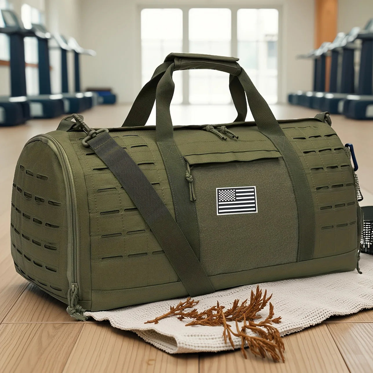 40L Tactical Travel Bag For Men Fitness Duffel Bag Basketball Weekender Bag carry on luggage Outdoor camping equipment-1