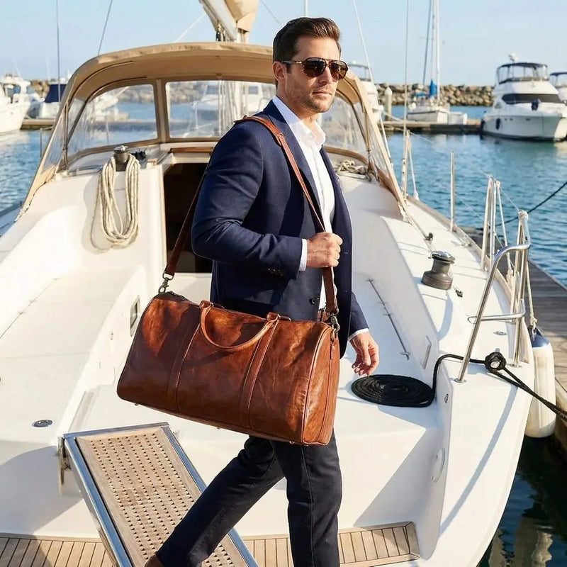 Stylish & Durable Weekender Bag for Men - Ideal for Overnight & Business Trips-3