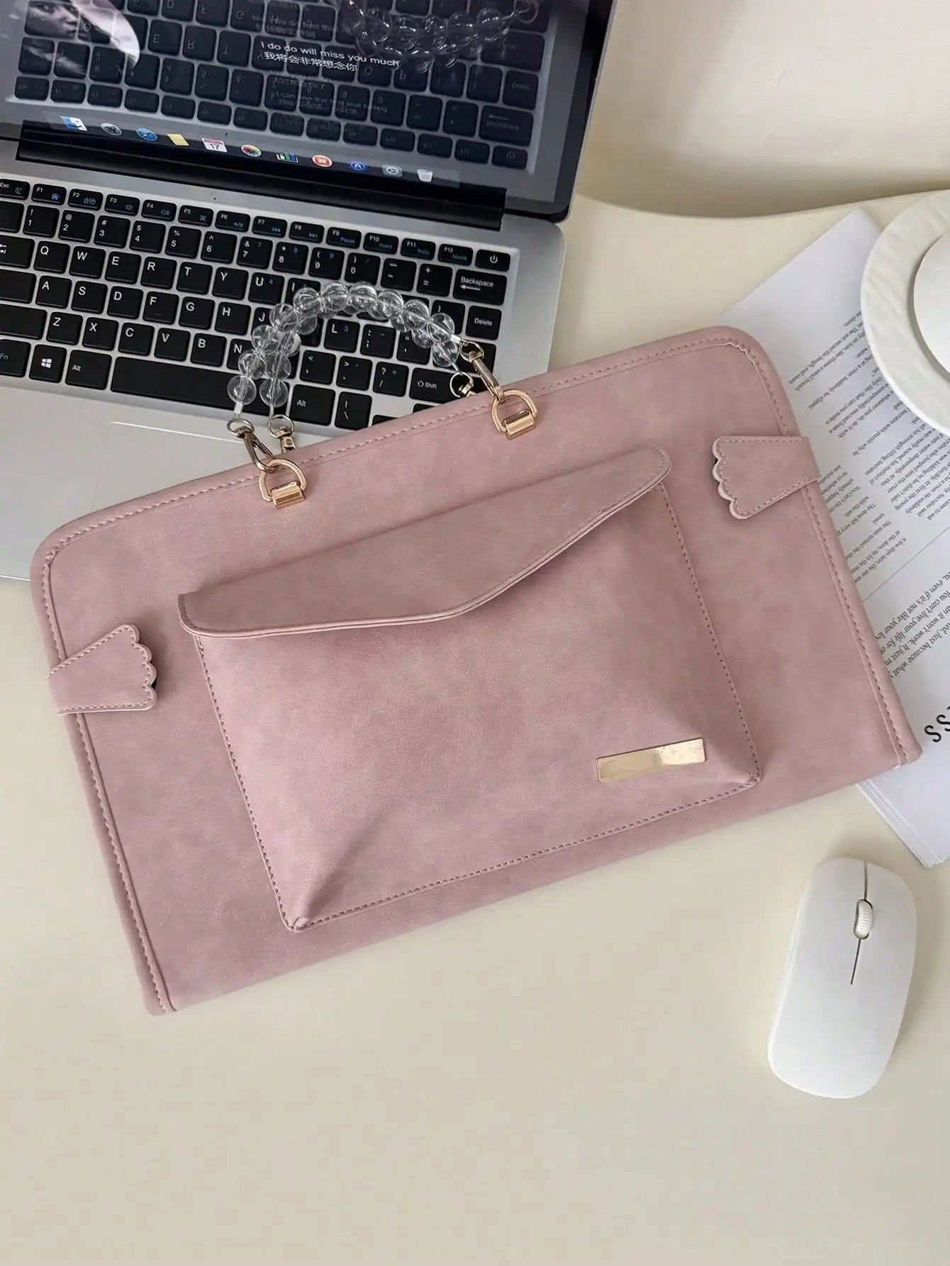 Cute Laptop Sleeve Bag, 14" Computer Carrying Pouch, 15.6" Laptop Protective Case-56