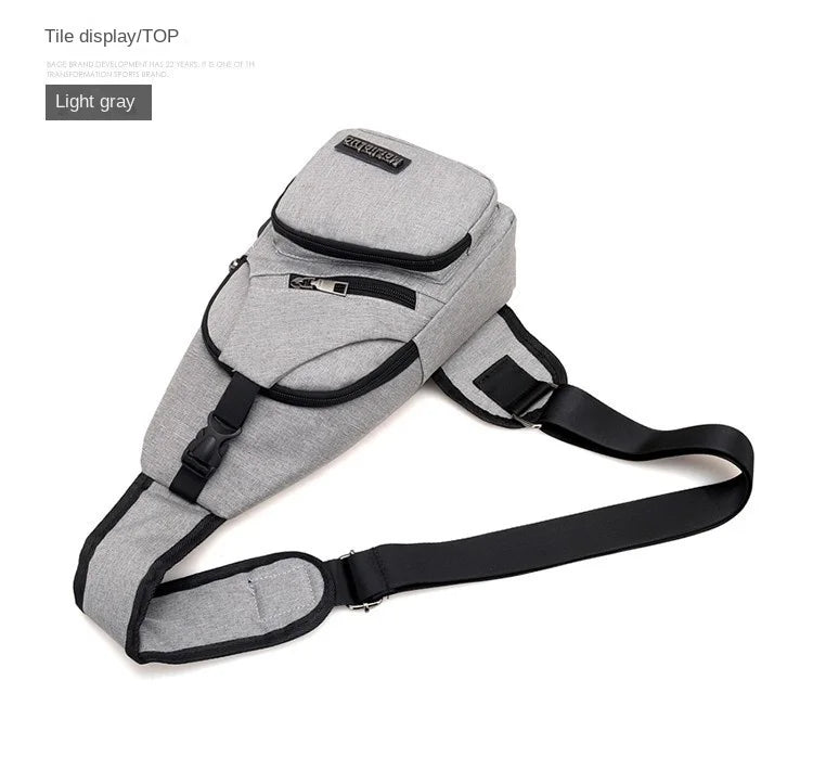 Fashion Casual Crossbody Bag Small Men's Shoulder Bag Men Diagonal Backpack Messenger Phone Bag Boy Fanny Chest Pack New-31