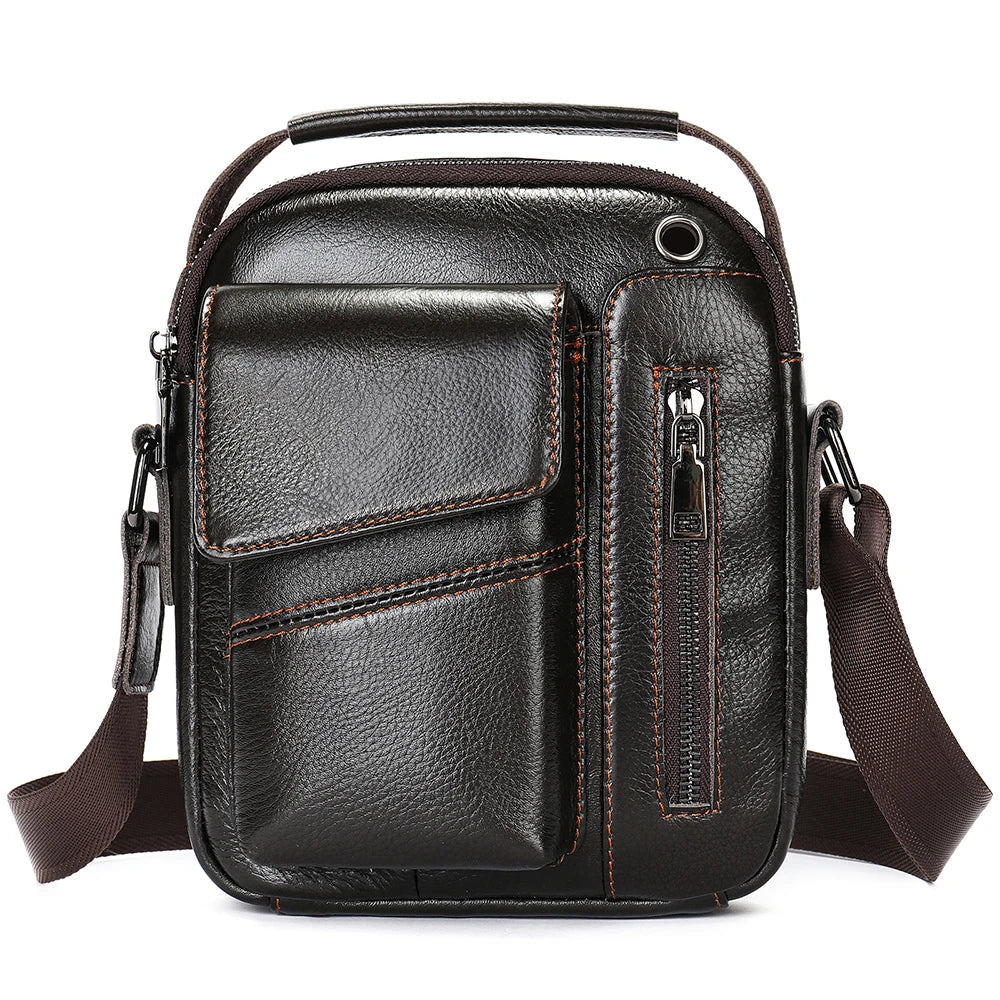 WESTAL Crazy Horse Leather Shoulder Bags for Men Crossbody Bags Purse My Order USB Charging Messenger Bags Leather Handbags Man-25