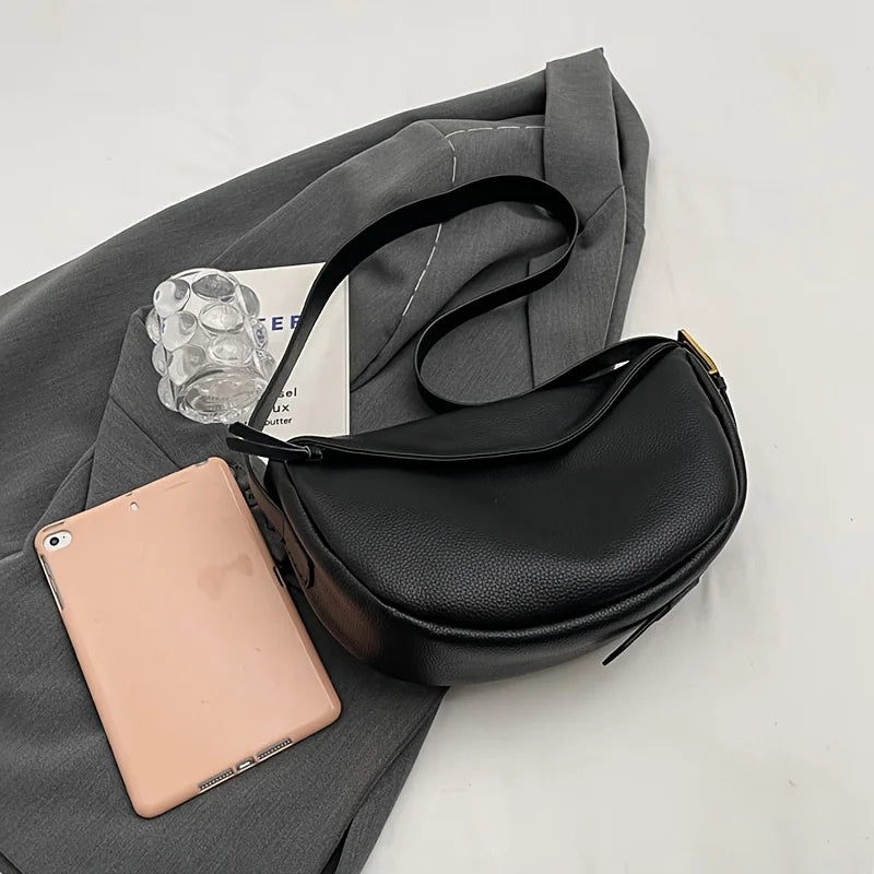 2026 Vintage Soft Leather Dumpling Bag For Women All-Match Multiway Shoulder Crossbody Hobo Purse Adjustable Strap Daily Commute Handbag-14