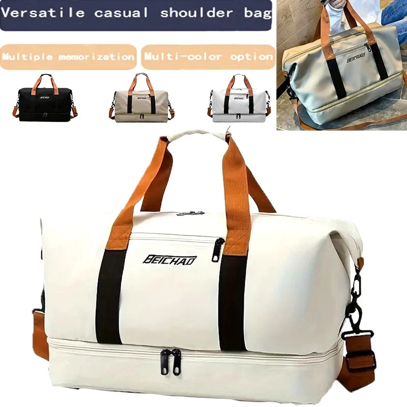 Travel Gym Bag Short-distance Luggage Portable Fitness Bags Shoulder Crossbody Chest Bag Handbags Duffle Carry On Weekender Bag