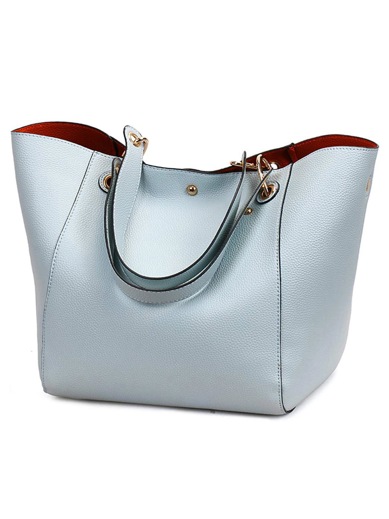 Pahajim Handbags for Women Large Tote Bag PU Leather Waterproof Handbags Shoulder Bag Womens Top Handle Bag for Work Shopping Ba-19