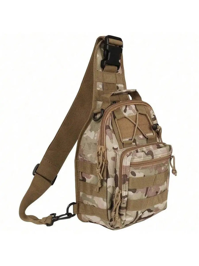 Tactical Shoulder Bag With Molle System Waterproof Durable Outdoor EDC Messenger Bag For Hiking Fishing Camping-5