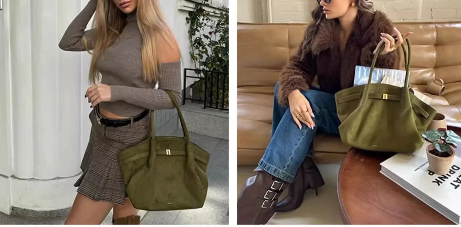 JW PEI Hana Minimalist Pebbled Leather Top-Handle Bag Women Luxury Designer Style Trapeze Tote Bag Elegant Shoulder Crossbody Purse 2026-19