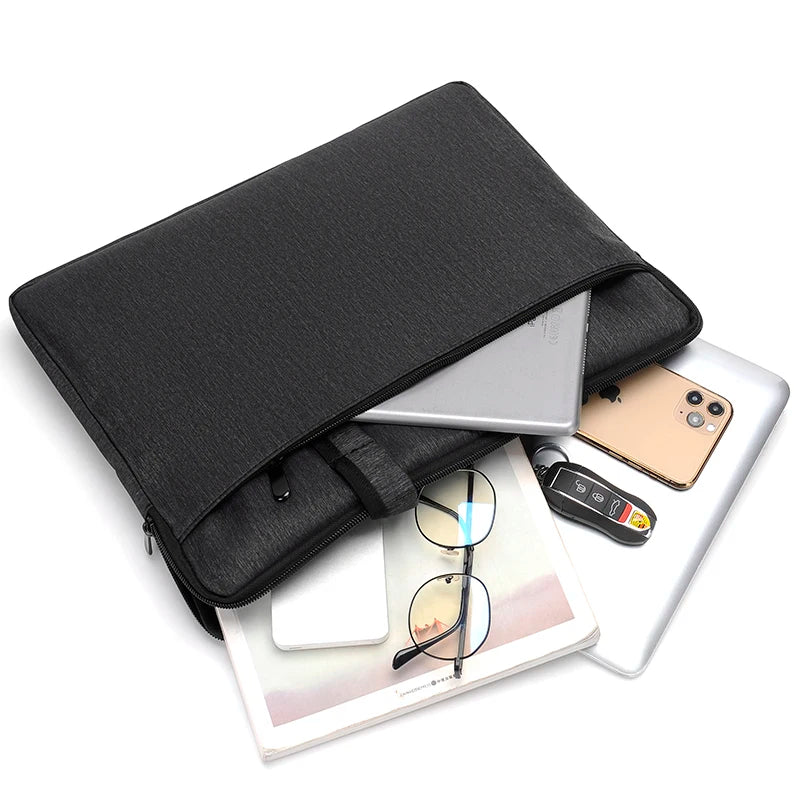 Laptop Tote Briefcase Multi Size Hand Bag School Office Daily Large Capacity Universal Laptop-4