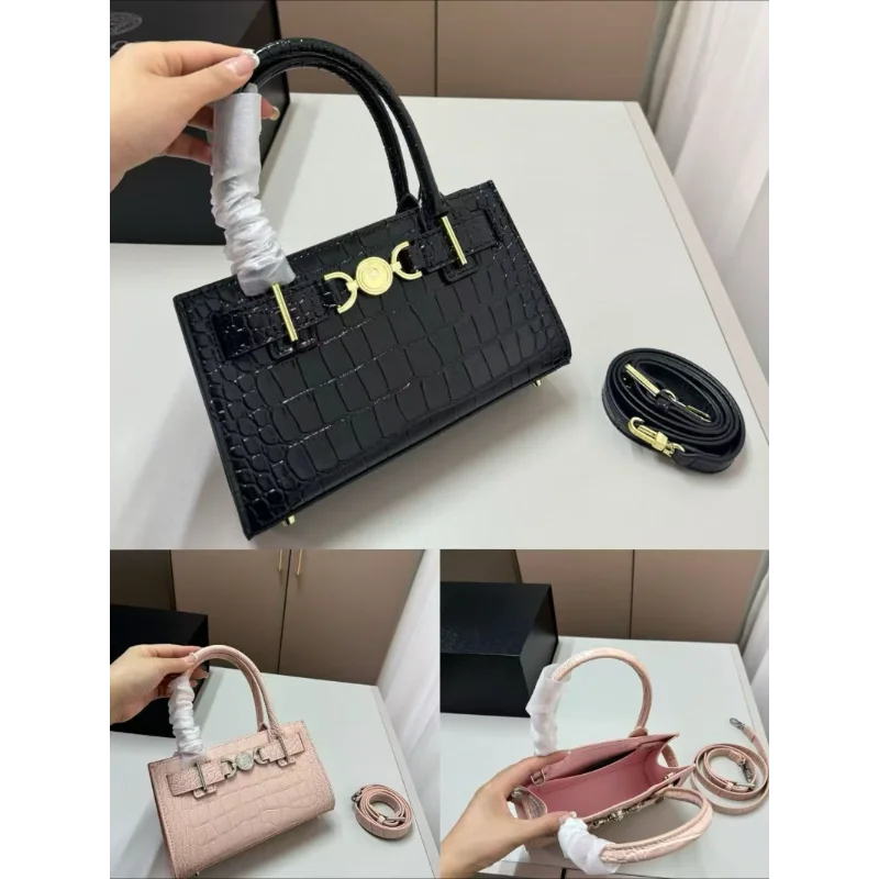 2026 Luxury Women Genuine Cowhide Handbag Minimalist High End Leather Tote Bag Large Capacity Commuter Crossbody Shoulder Bag Soft Fashion Daily Shopping Bag-1