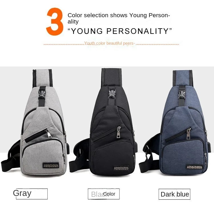Fashion Casual Crossbody Bag Small Men's Shoulder Bag Men Diagonal Backpack Messenger Phone Bag Boy Fanny Chest Pack New-12
