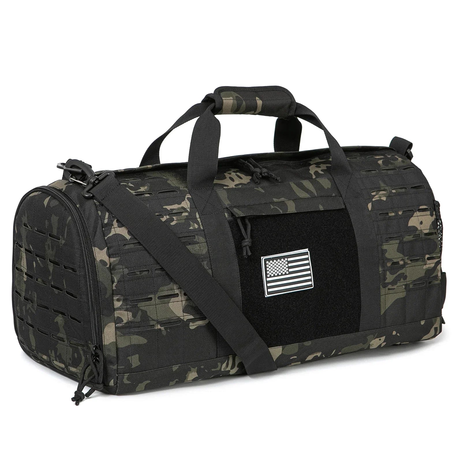 40L Tactical Travel Bag For Men Fitness Duffel Bag Basketball Weekender Bag carry on luggage Outdoor camping equipment-23