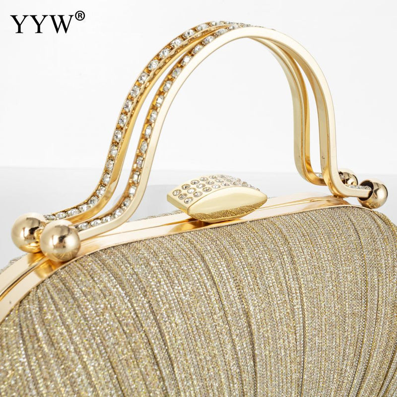 Fashion Diamond Top Handle Women Evening Handbag Clutch Bags Glitter Sequins Rhinestone Female Daily Purse for Wedding Prom-17