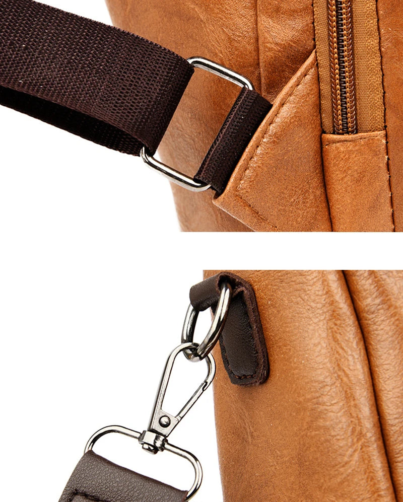 Backpack Large Capacity Anti-theft PU Leather Adjustable Straps Travel Work Women Elegant Luxury Fashion-26