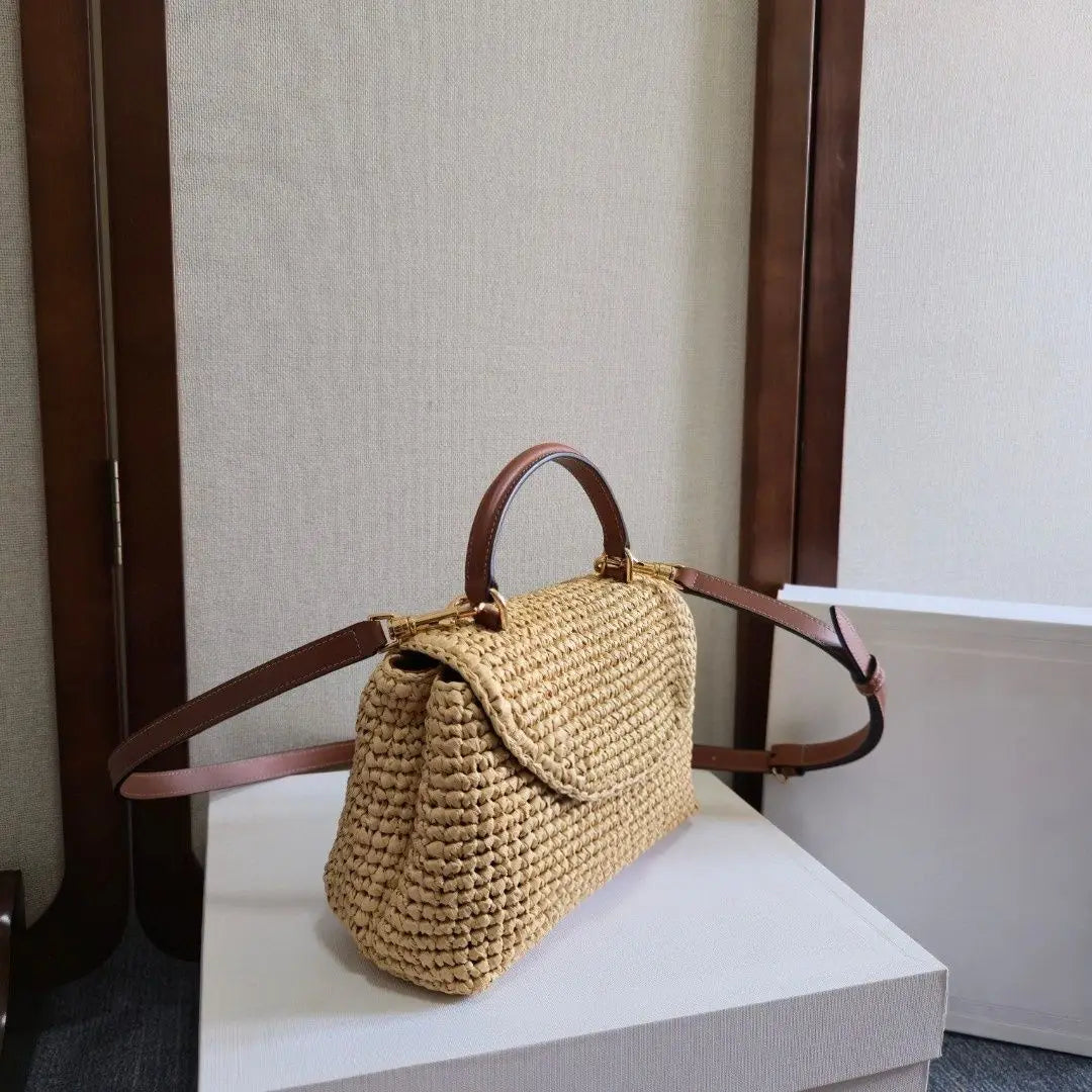 Vintage Universal Clean Cut Synthetic Leather Satchel Top Handle Handbag Women Shoulder Bag Crossbody Bag Fashion Versatile All-match Purse For Downtown Street Daily Wear-1