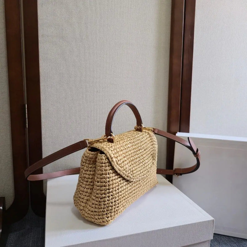Vintage Universal Clean Cut Synthetic Leather Satchel Top Handle Handbag Women Shoulder Bag Crossbody Bag Fashion Versatile All-match Purse For Downtown Street Daily Wear-1