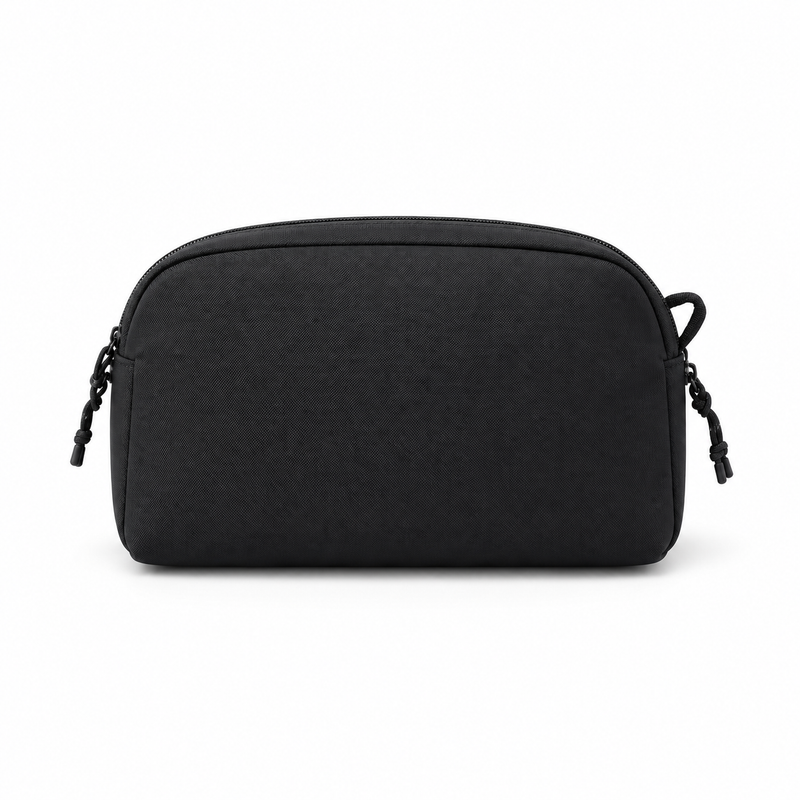 Compact Black Travel Tech Organizer Pouch-3
