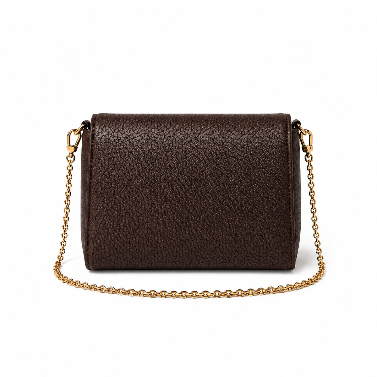 Chocolate Mosaic Textured Crossbody Handbag-2