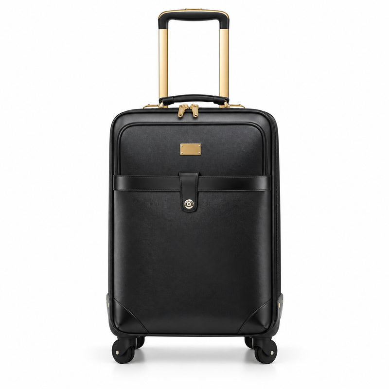 Elegant Black Rolling Business Travel Bag-2