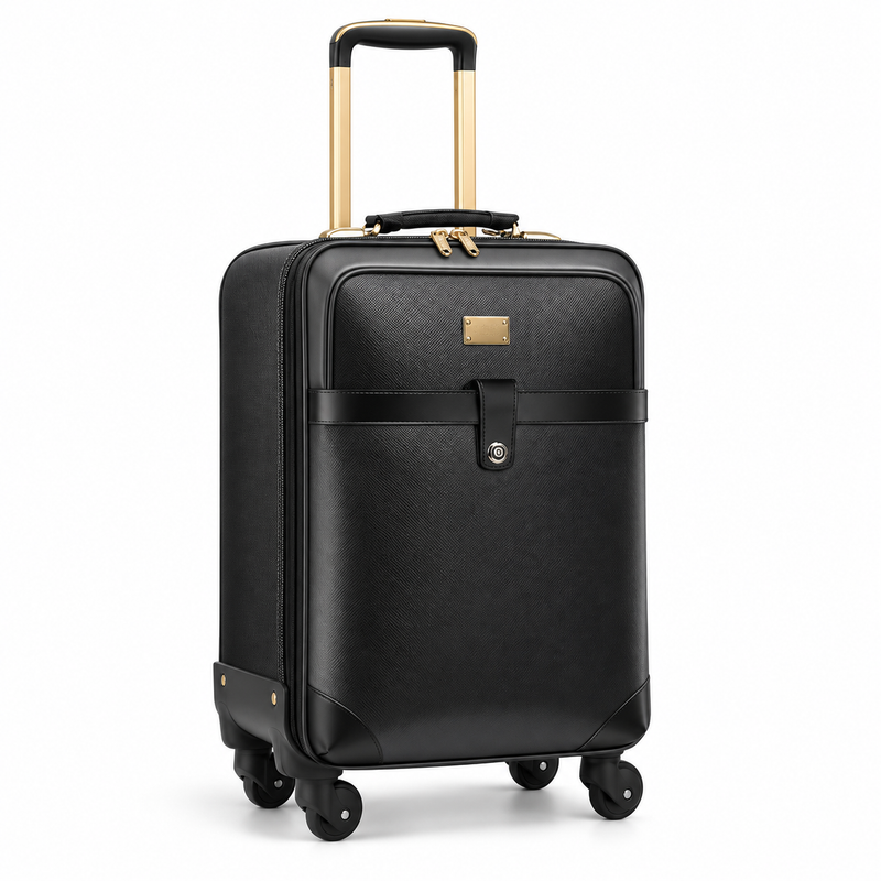 Elegant Black Rolling Business Travel Bag-1