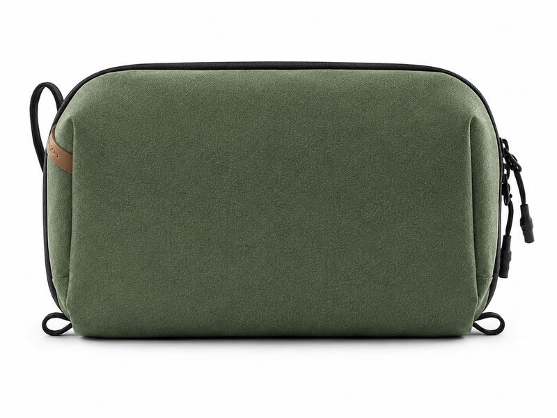 Olive Green Multi-Purpose Travel Organizer Pouch-3