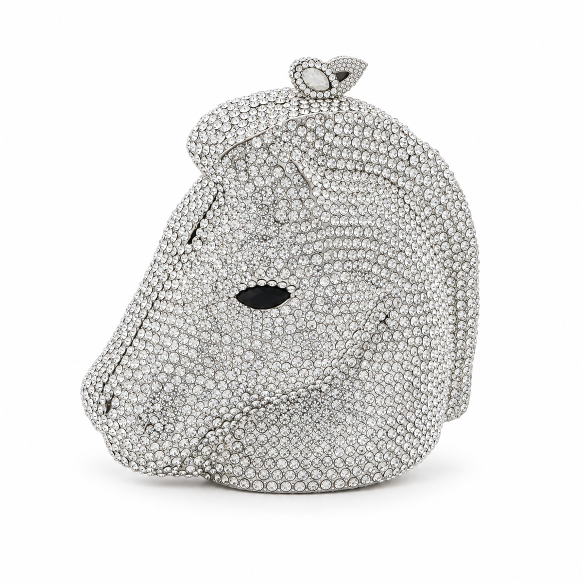 Crystal Horse Head Luxury Evening Clutch-3
