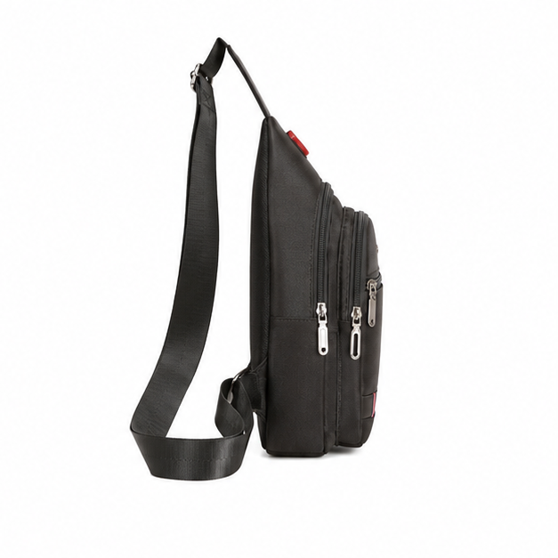 Men’s Grey Tactical Sling Chest Bag-4