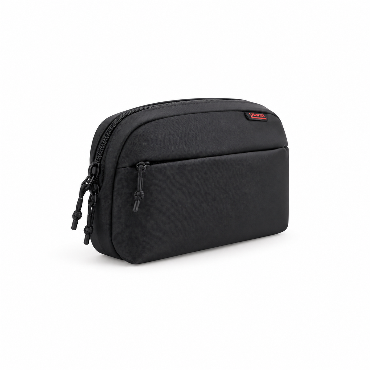 Compact Black Travel Tech Organizer Pouch-2