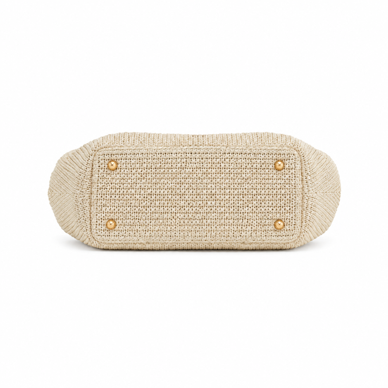 Women’s Woven Raffia Casual Hand Bag-2