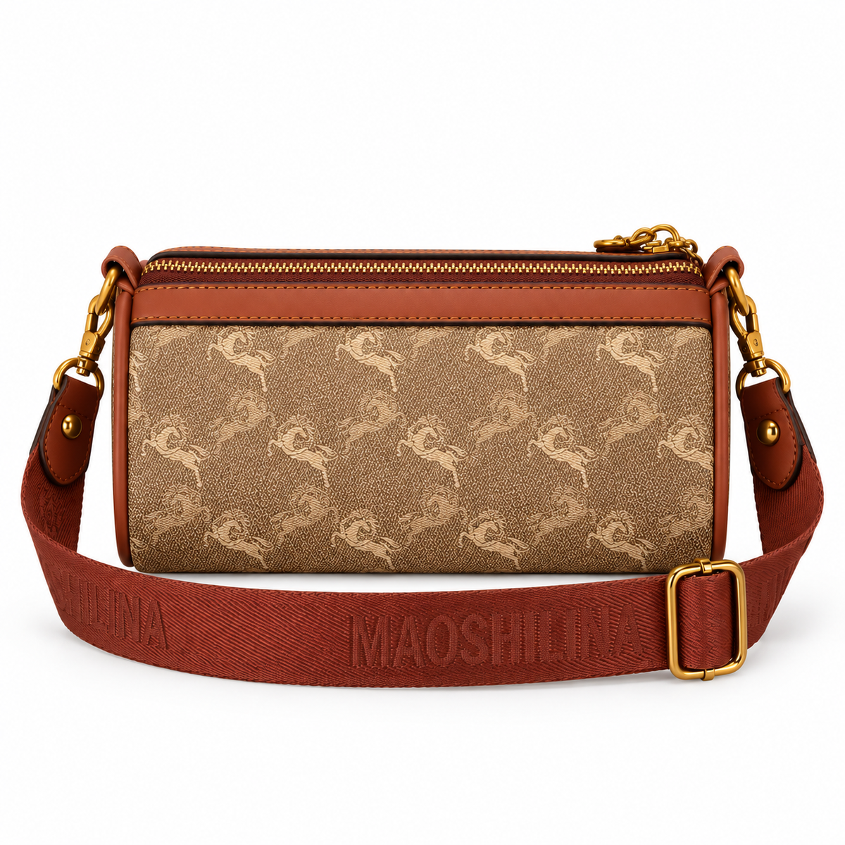 Vintage Monogram Crossbody Shoulder Bag-2