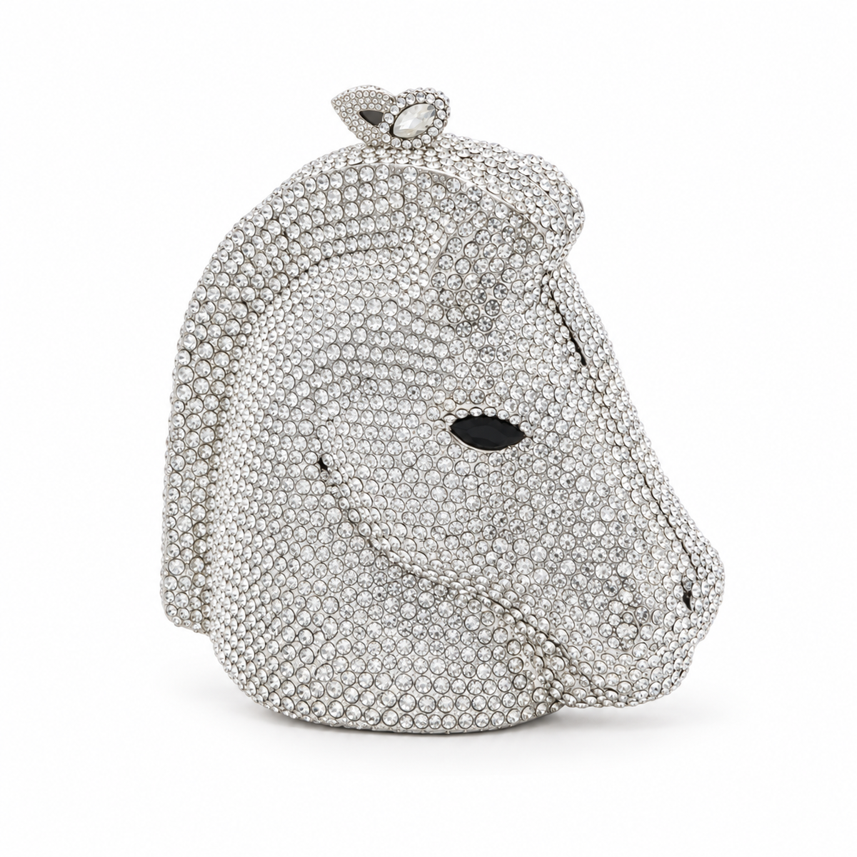 Crystal Horse Head Luxury Evening Clutch-2