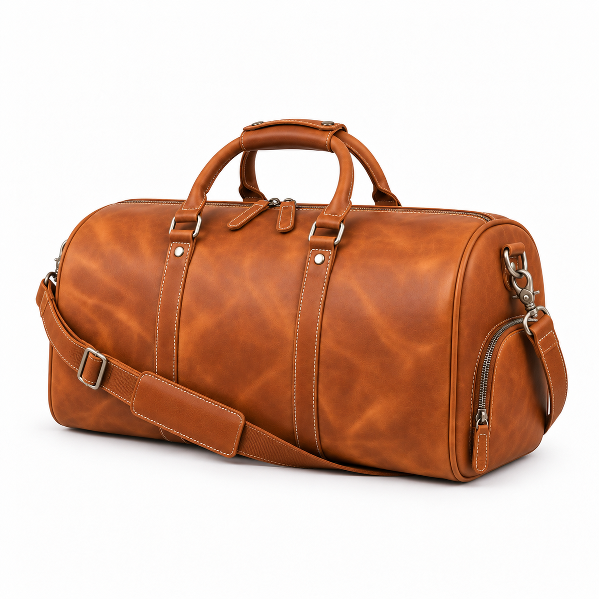 Light Brown Classic Weekend Travel Duffel-3