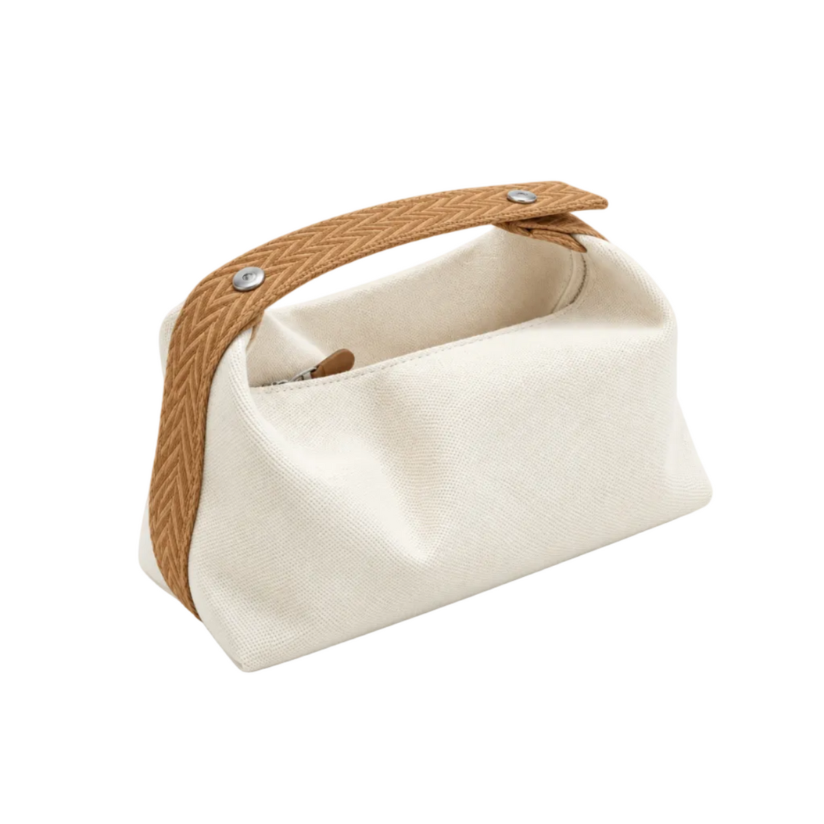 Camel Strap Minimalist Canvas Handbag Purse-1