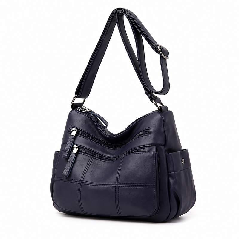 Navy Blue Multi Pocket Crossbody bag-3