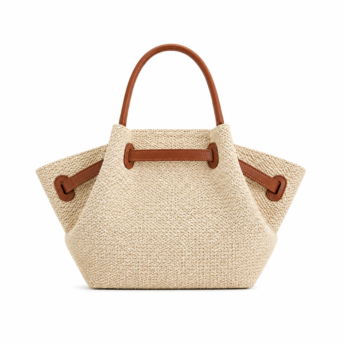 Women’s Woven Raffia Casual Hand Bag-4