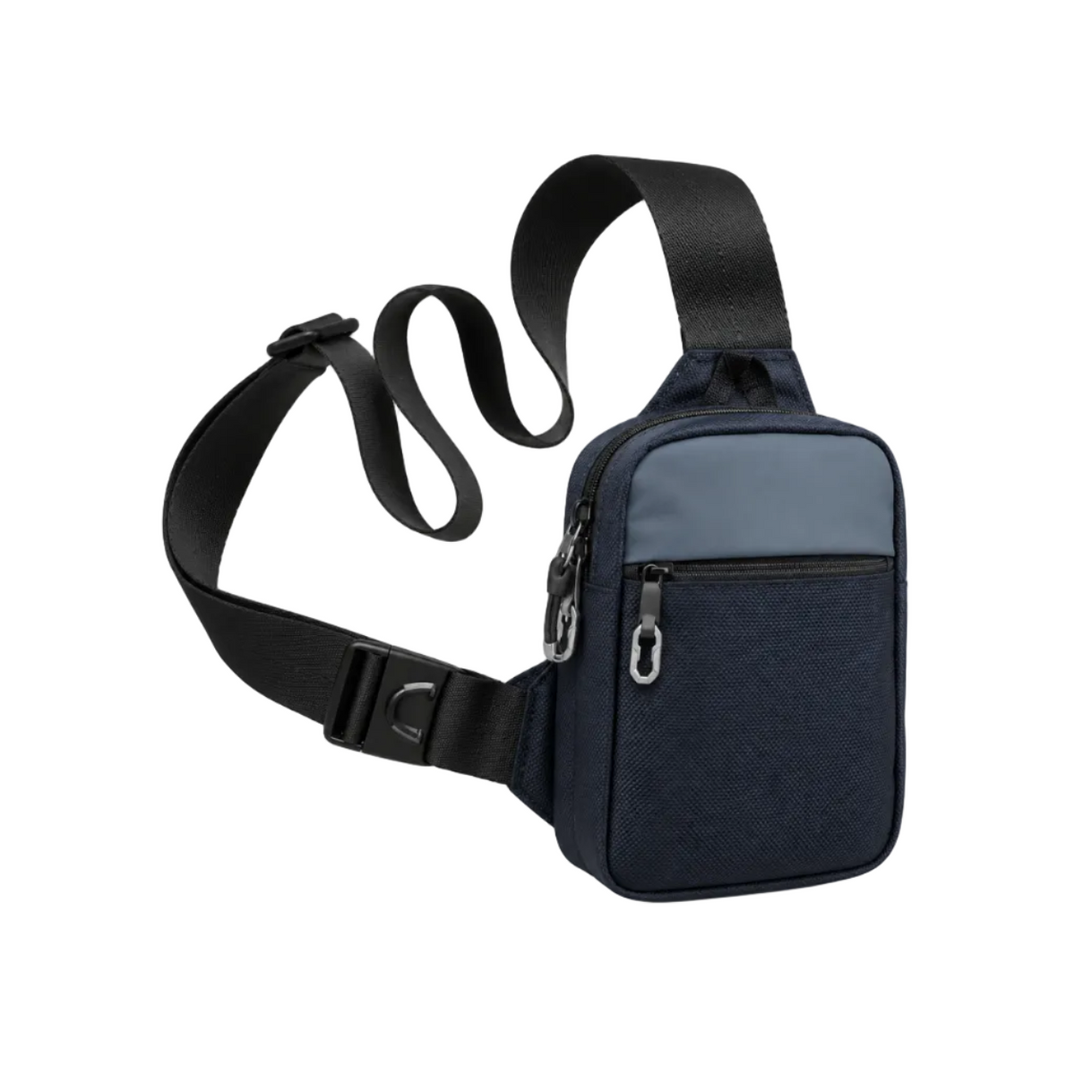 Navy Blue Compact Crossbody Sling Bag-1