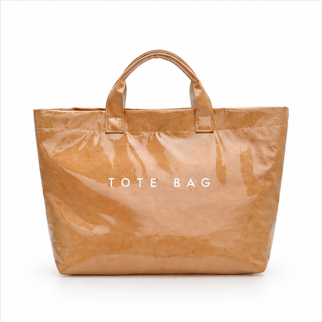 Glossy Caramel Everyday Lightweight Tote Bag-4