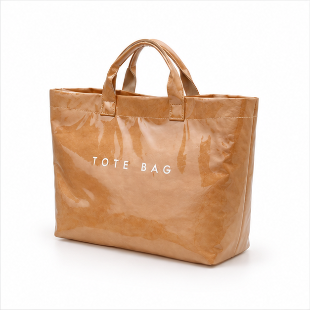 Glossy Caramel Everyday Lightweight Tote Bag-3