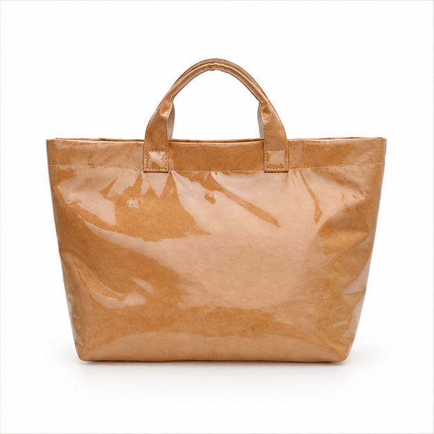 Glossy Caramel Everyday Lightweight Tote Bag-2