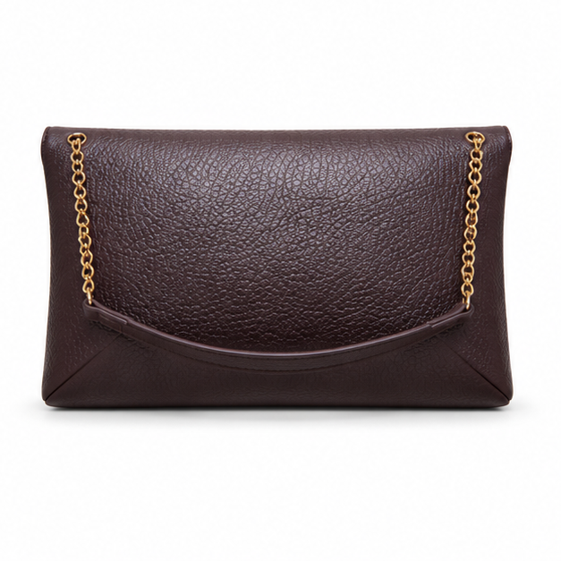 Elegant Textured Envelope Crossbody Shoulder Bag