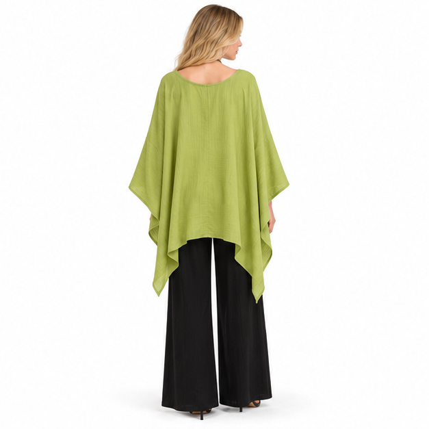 Elegant Green Flowy Kaftan Tops Collection-4