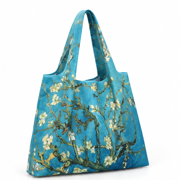 Blue Blossom Artistic Everyday Tote Bag-1