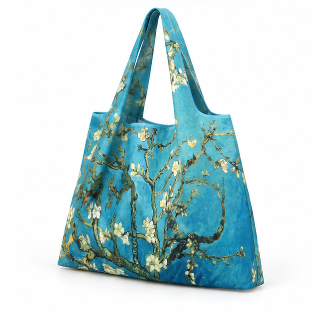 Blue Blossom Artistic Everyday Tote Bag-3